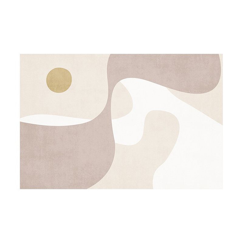 Tapis de couleur de couleur marron clair