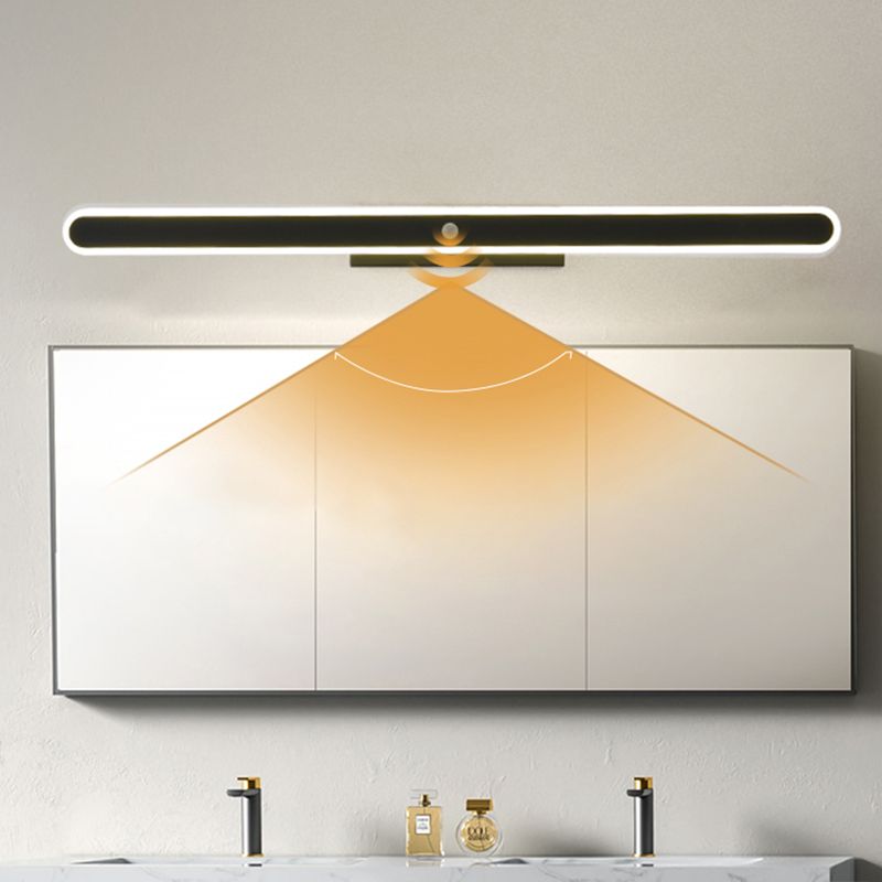 Modern Minimalist Style Streamine a semplificare le lampade a parete per vanità idee di illuminazione per vanità acriliche per il bagno