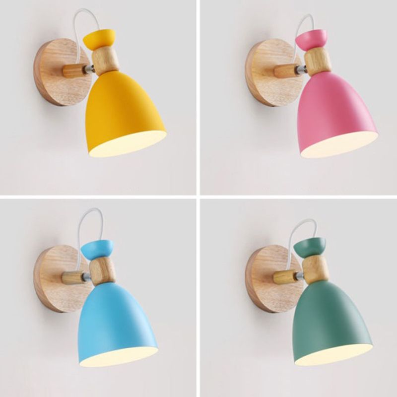 Geometric Shape Metal Sconce Light Modern Style Wall Sconce Light for Living Room