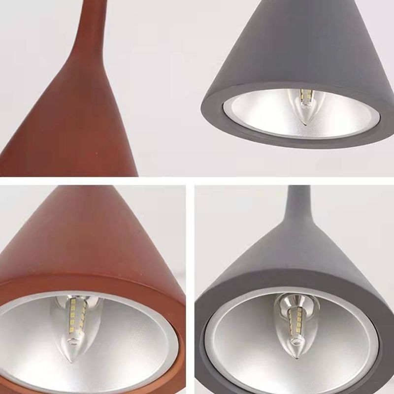 MODERNO MODERNO CONE OMAGGIO CON IMPEGNO METALE 1 LAMPAGGIO DI APPROGGIAMENTO PER LA LAMPO DI SOLO