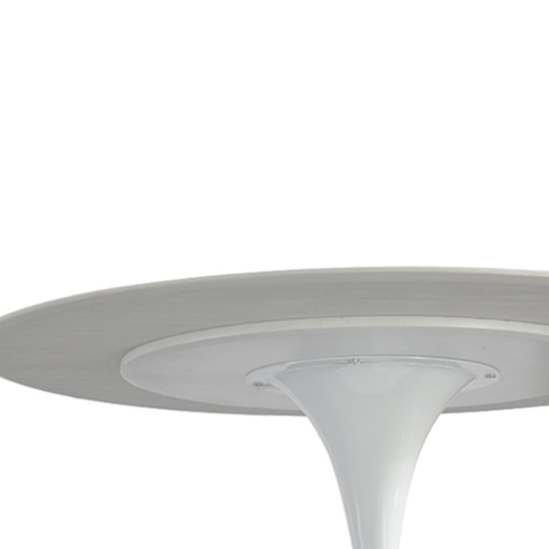 Modern Round Dining Room Table Sintered Stone Dining Table with Tulip Base