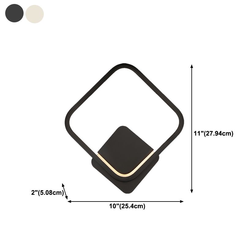 1-Light LED Wall Mount Light Modern Simple Wall Sconce Light for Living Room