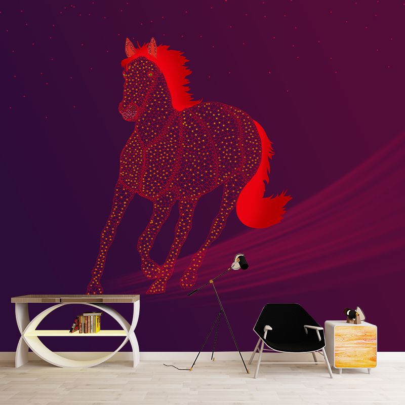 Animal Pattern Illustration Mural Environment Friendly for Living Room Home Decor