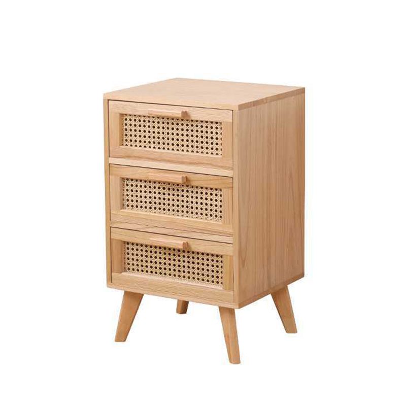 11.81" Wide Accent Chest Rattan Rectangle Standard Chest with Drawers