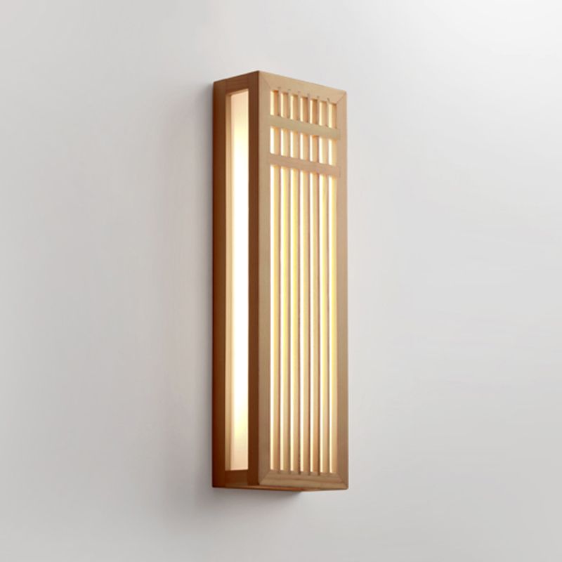 Modern Style Wall Light Fixture Simple Wooden Wall Light Sconce for Bedroom