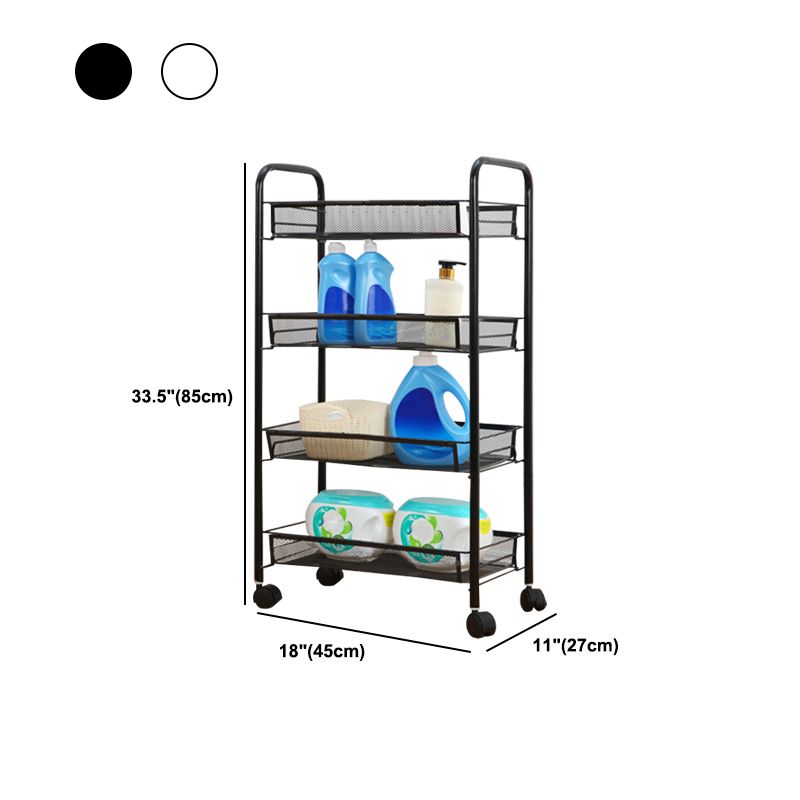 Contemporary Metal Bookcase Open Shelf Bookshelf for Study Room