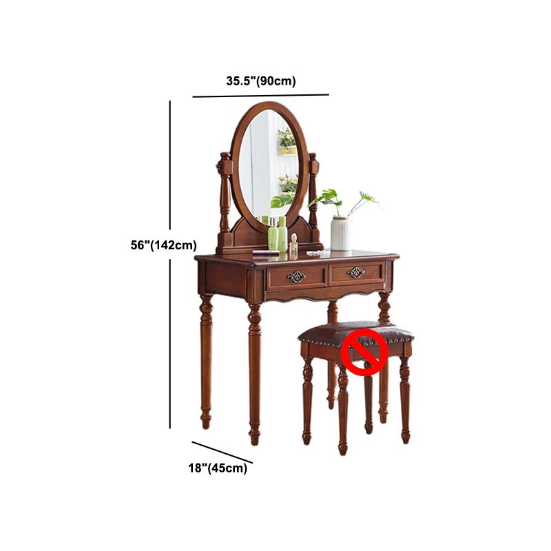Wooden Vanity Dressing Table Traditional Vanity Makeup Table Set