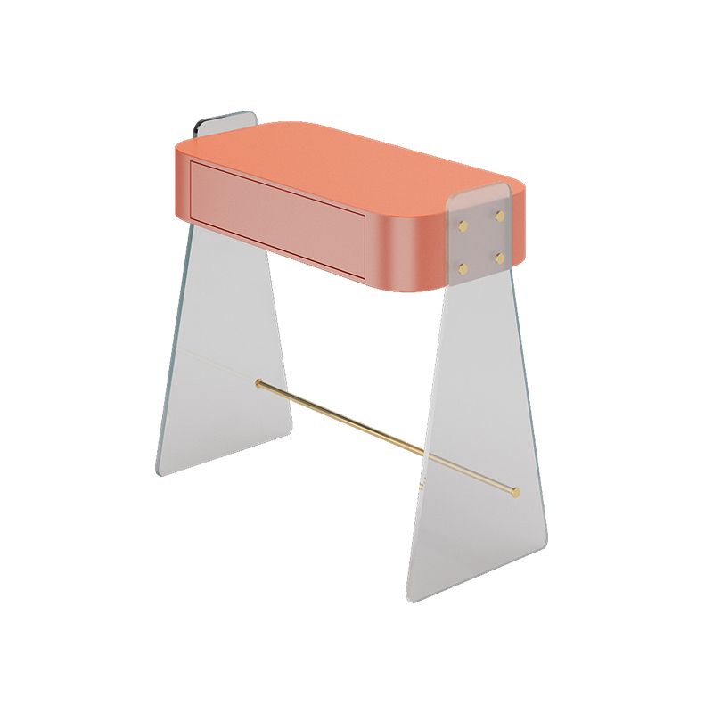 Contemporary Vanity Set with 1 Storage Drawer Wooden Make-up Vanity