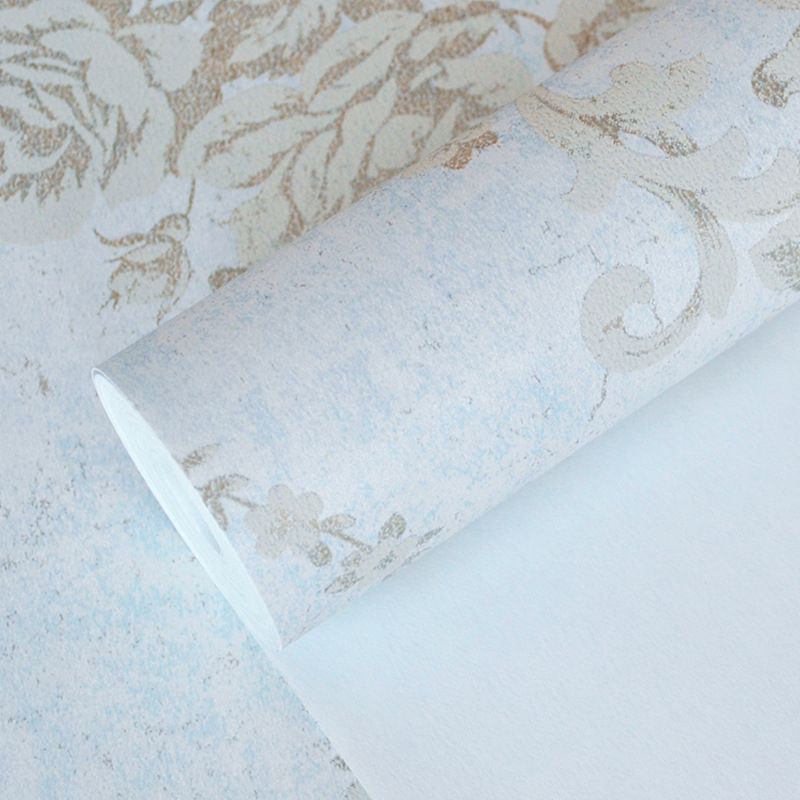 Countryside Peonies Wallpaper Roll Soft-Color Waterproof Wall Art for Living Room