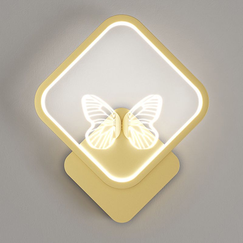Metal Geometric Wall Mounted Lamps Modern Style 2 Lights Wall Lighting Fixtures