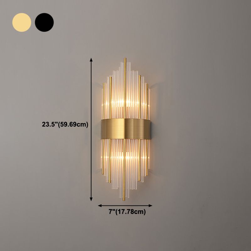 Einzigartige Schattenkristallwandleuchter moderner Stil 2 Leuchten Wandmontage Leuchte Leuchte