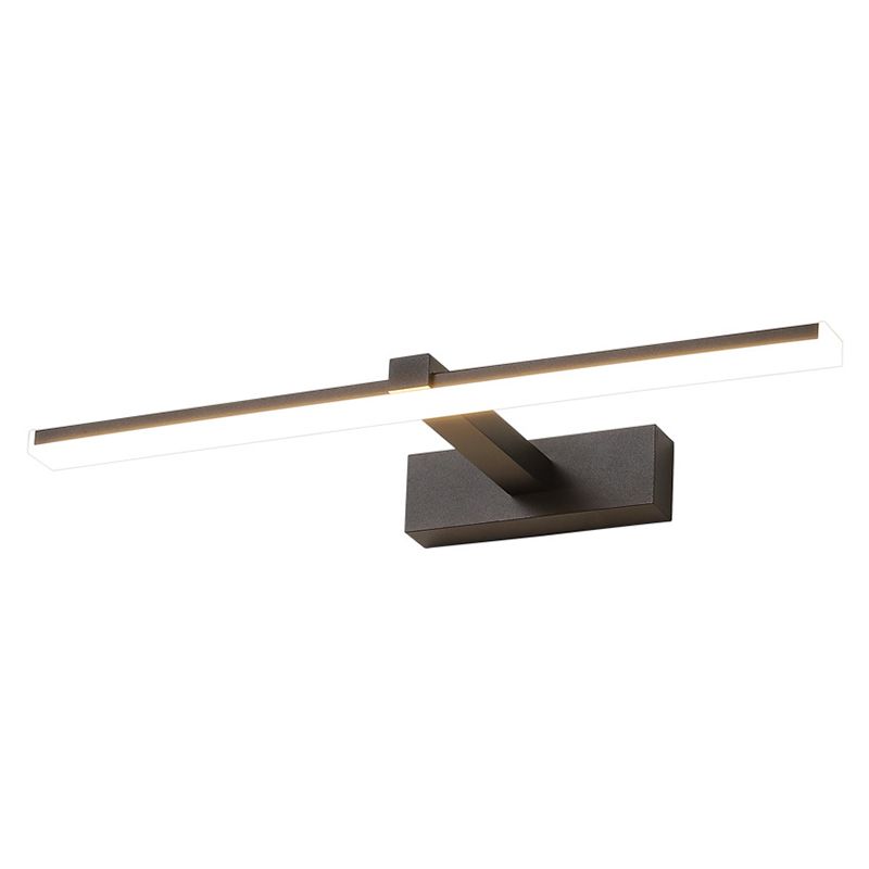 Luci da parete di vanità lineari Vintage Modern Simplicity Simplicity Plastica Prontone per bagno
