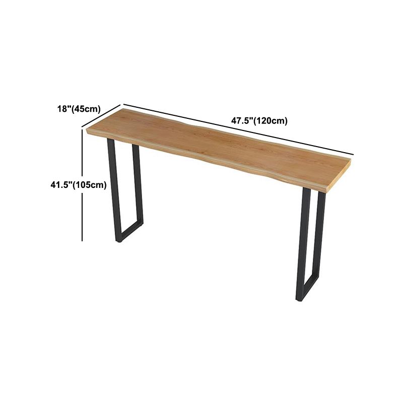 Modern Solid Wood Bar Table Set 1/4/7 Pcs Backless Full Natural Bar Stool