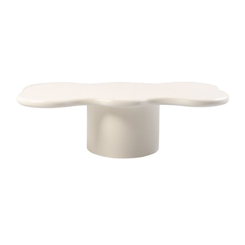 Geometric Coffee Table 1 Single Cocktail Table with 1/2 Pedestal