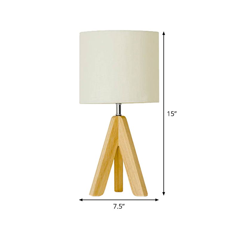 Stofcilindertafel licht modern