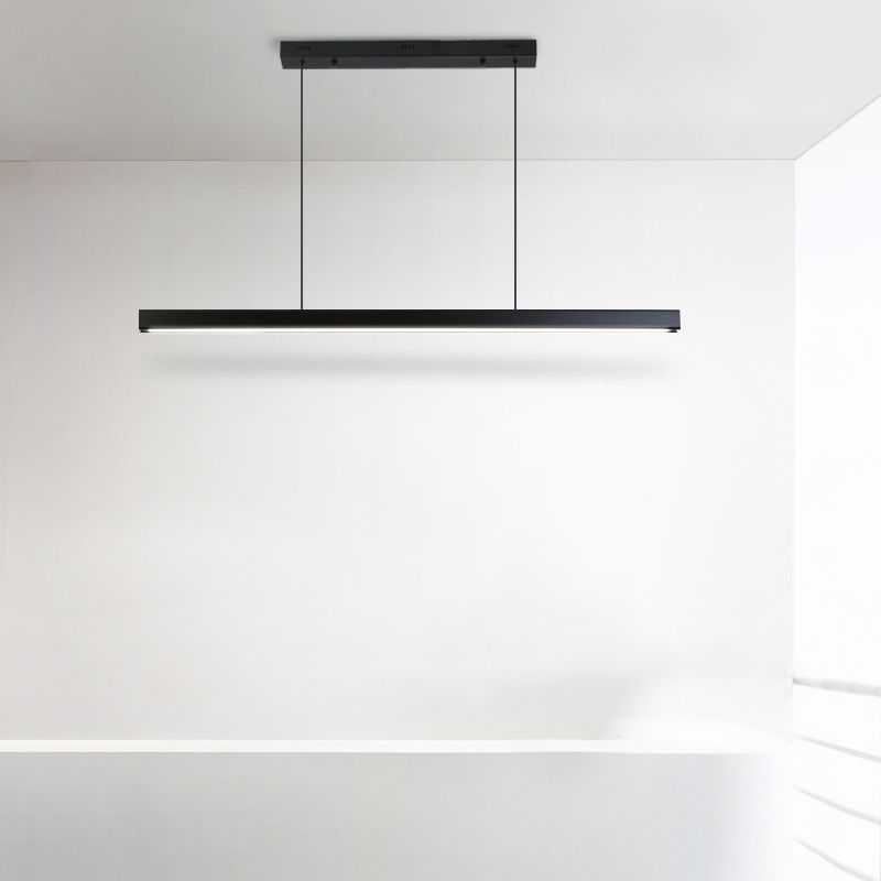Modernism Single Black Kitchen Island Lighting LED Island Pendant Lighting