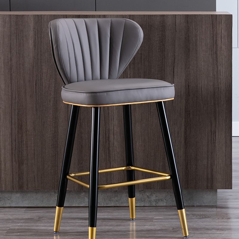 Industrial Counter Chair Low Back Counter Height Stools for Restaurant