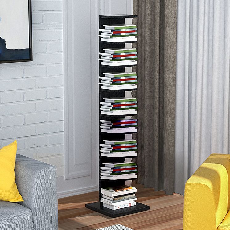 13.78"W Bookcase Contemporary Style Invisible Bookshelf for Home Office