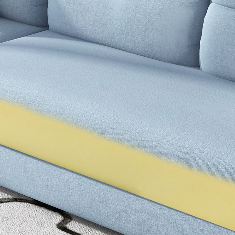 106.3"L x 57.09"W x 27.6"H 4-Seat Cushion Back Sectionals with Slipcover