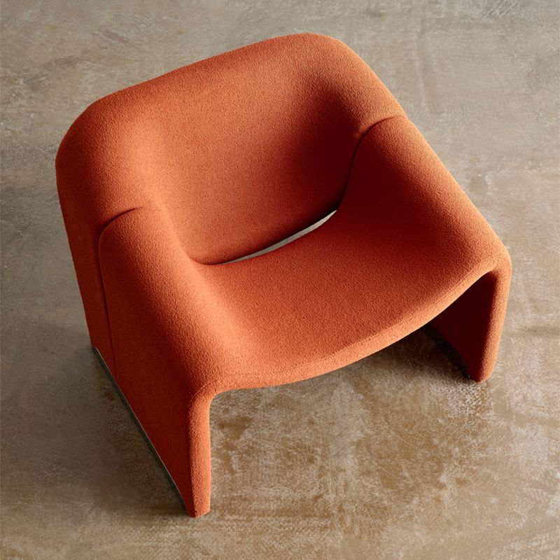 30.7"Wide Solid Color Armchair, Fixed Back Single Chair for Apartment