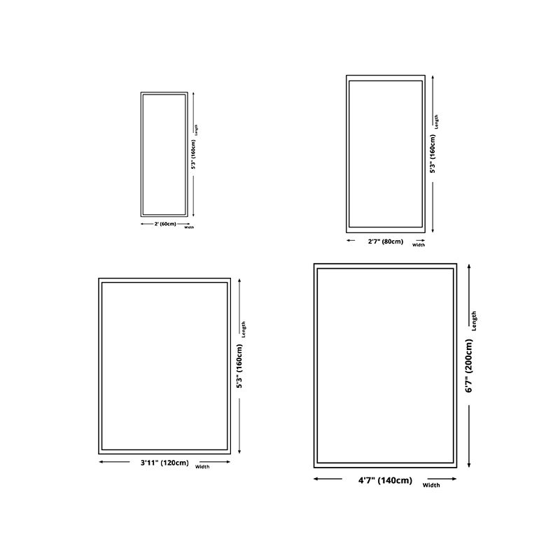 Grey Modern Carpet Blended Solid Color Carpet Washable Carpet for Living Room