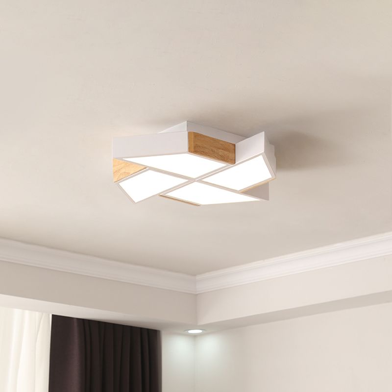 Child Bedroom Toy Windmill Ceiling Mount Light Acrylic Nordic Style Ceiling Lamp