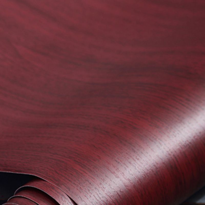 Dark Color Wood Effect Wallpaper Roll Peel and Paste Wall Covering for Living Room