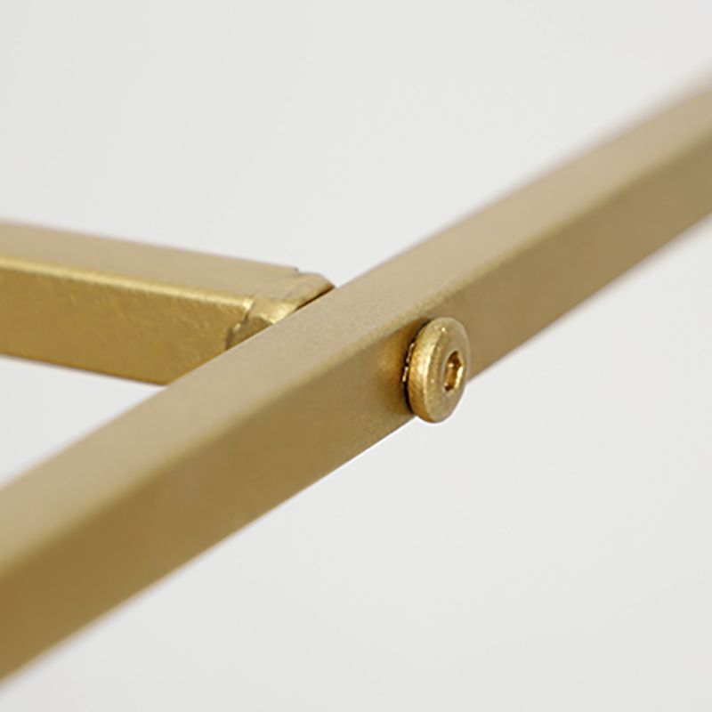 Modernistic Style Accent Side Table Round Metal Living Room Corner Table