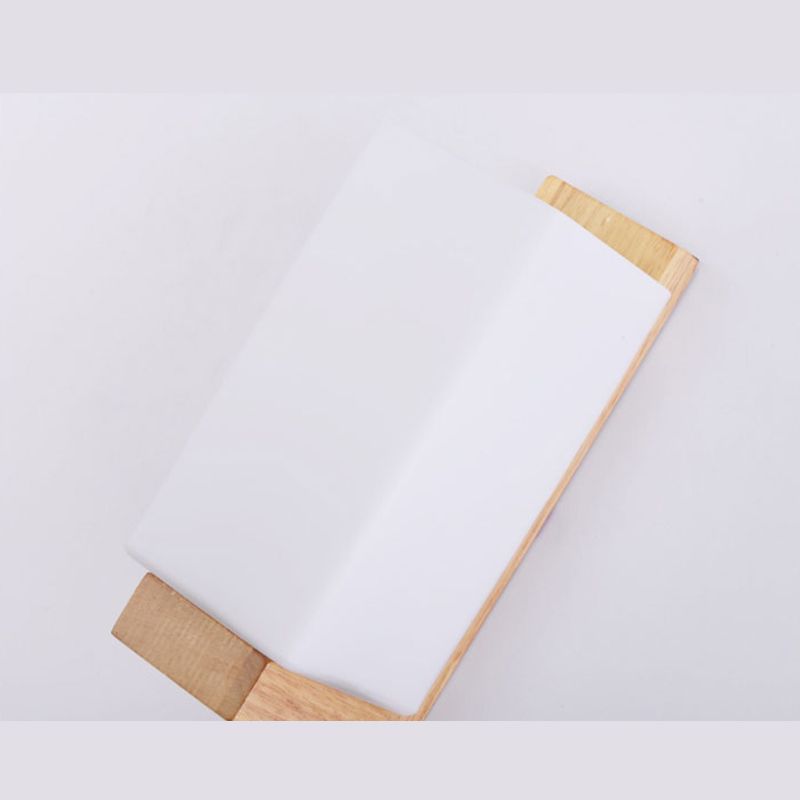 Japanese Style Wooden Bedside Wall Lamp 1 Head Glass lampshade Hotel Aisle Lamp