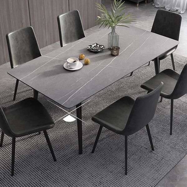 Medieval Modern Stone Dining Table 4 Legs Dining Table for Kitchen