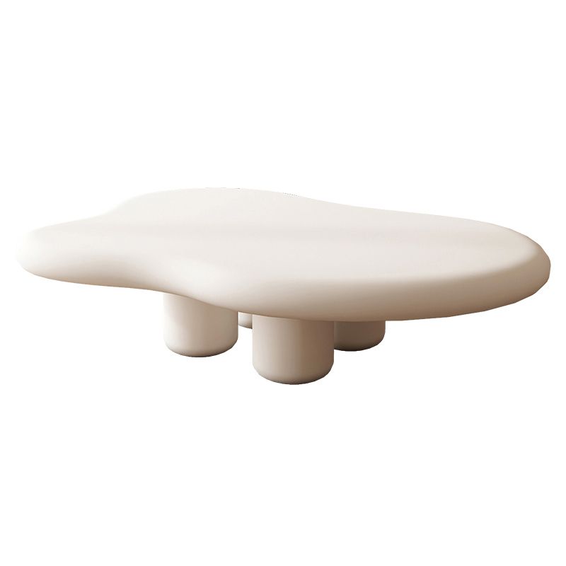Scandinavian Wooden Coffee Cocktail Table Free form 3 Legs Cocktail Table