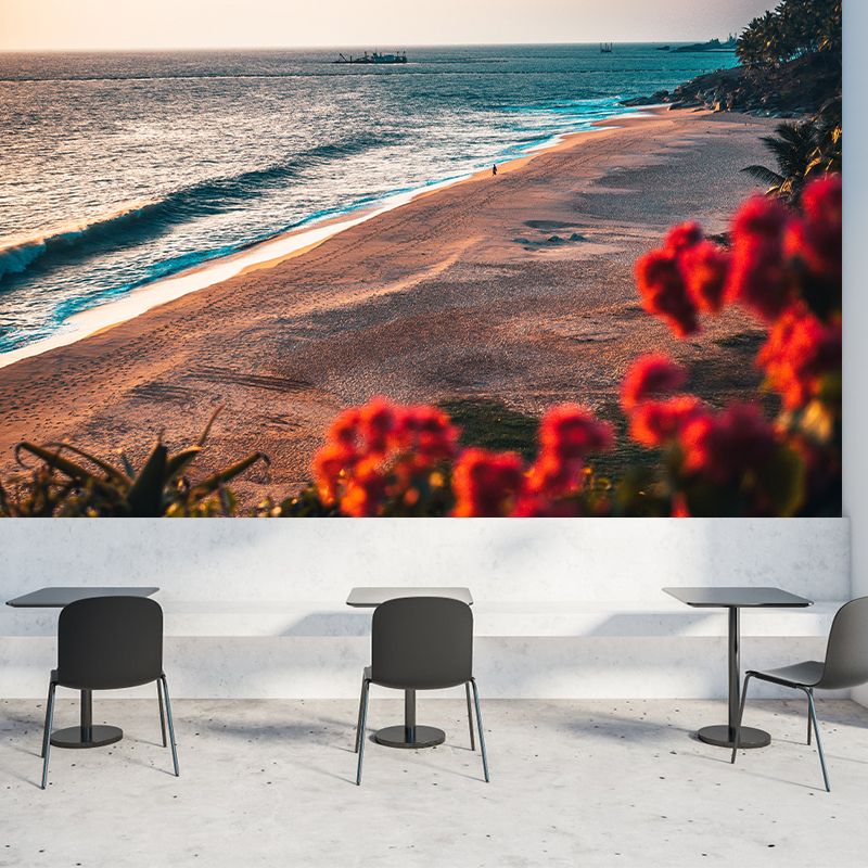 Wallpaper Modern Photography Mural Sea Beach Living Room Wall Mural