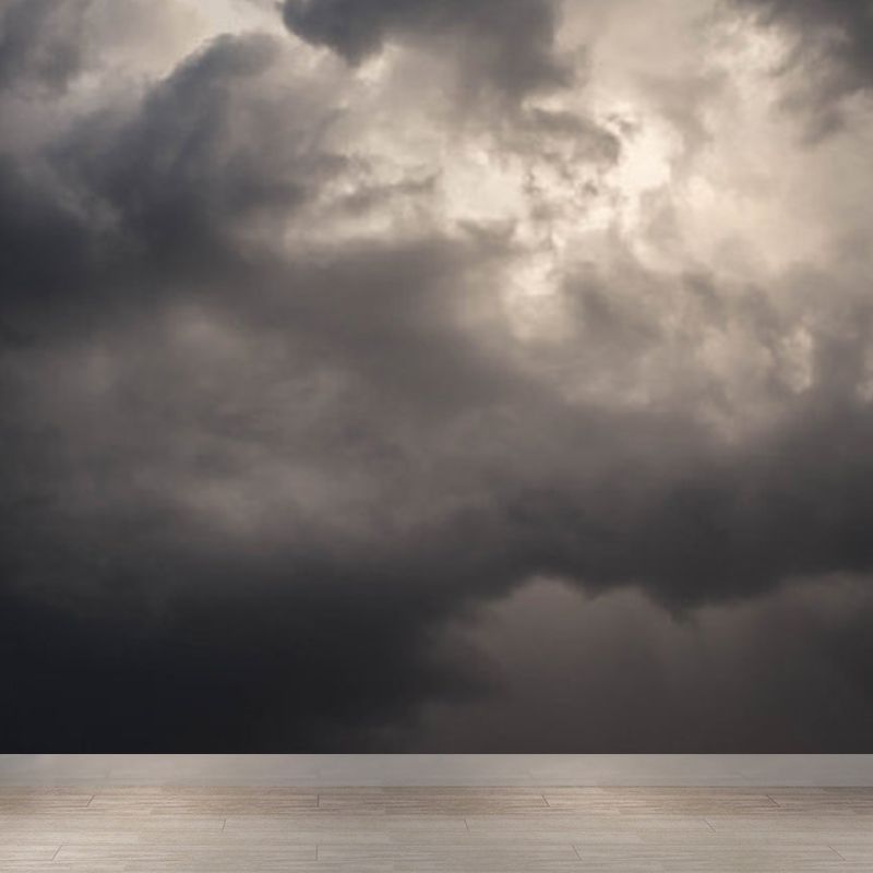 Light Color Sky Scene Mural Wallpaper for Decoration Modern Living Room Wall Covering