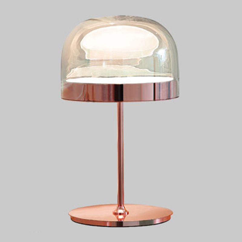 Lampe de table en verre de style nordique lampe de bureau de style moderne pour chambre d'étude