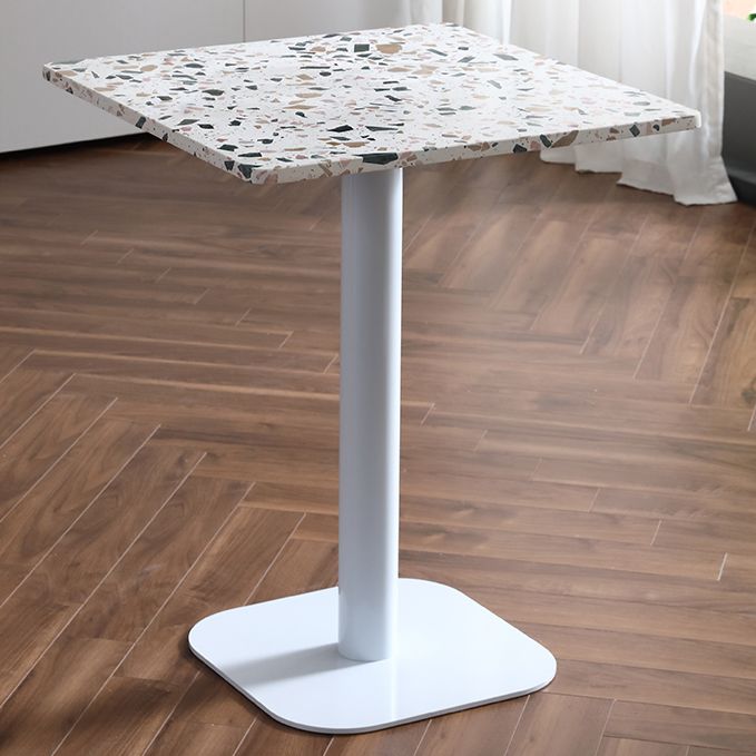Mesa de comedor de estilo industrial, muebles de hogar de piedra para comedor