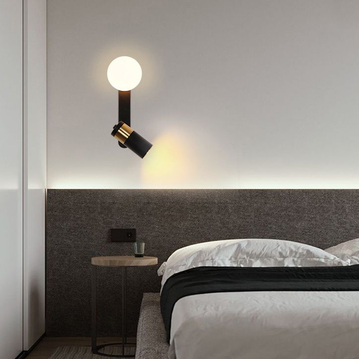 Minimalismus Rotatierbares Leuchtenleuchte zeitgenössische Wandleuchte für Schlafzimmer