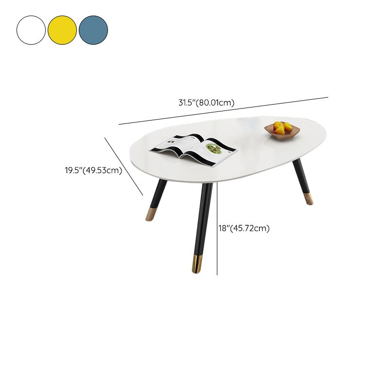 Contemporary Coffee Table Set No Distressing 3 Legs Wood Coffee Table