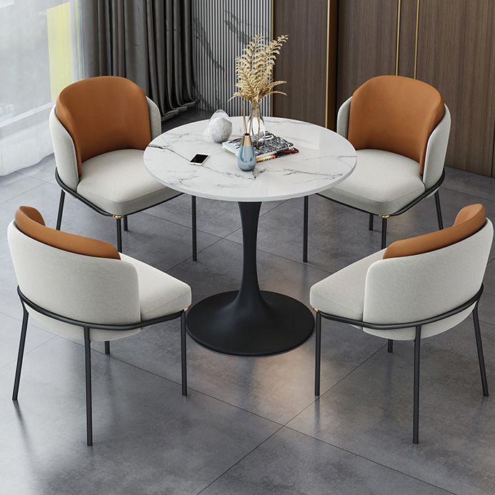 Modern Sintered Stone Dining Table Set 1/2/4/5 Pieces Dining Set