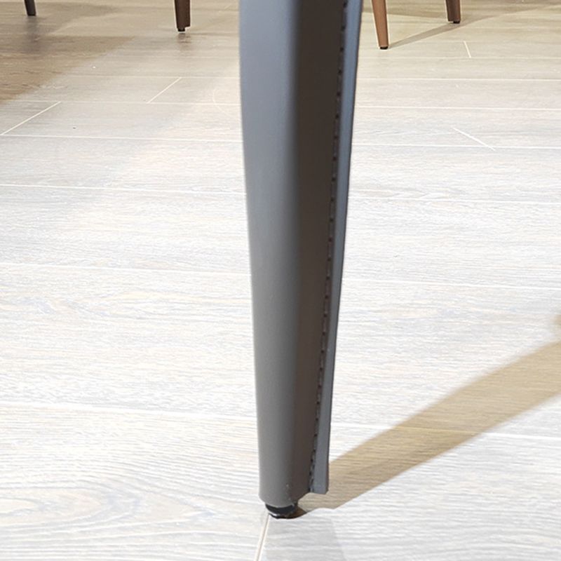 Leather Contemporary Dining Side Chair Kitchen Parsons Dining Chair