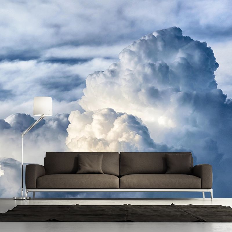 Customized Sky Mural Modern Style Mildew Resistant Sleeping Room Wall Decor