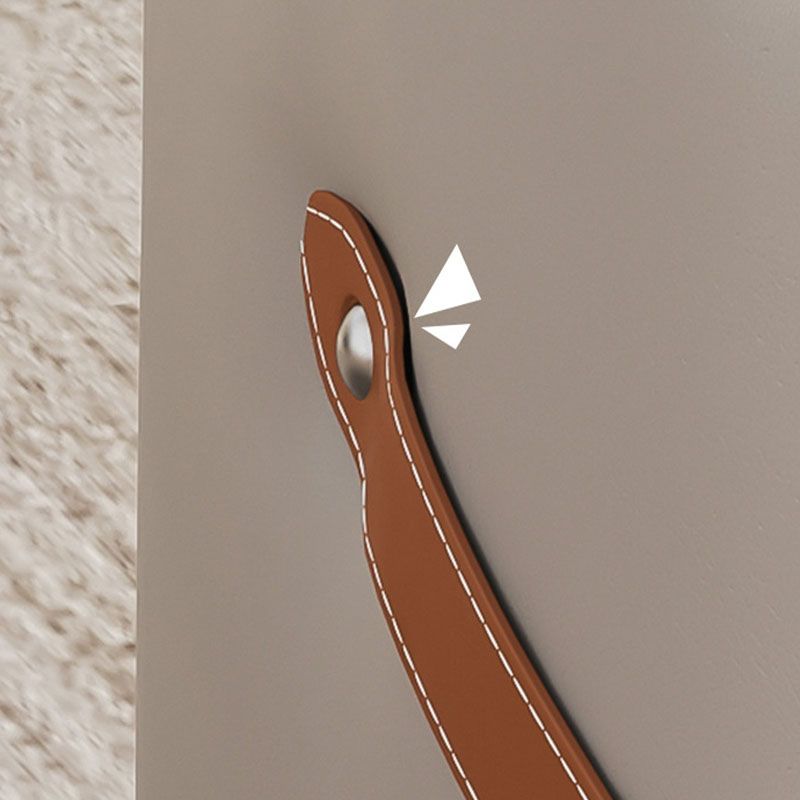 Modern Pouf Ottoman Fabric Upholstered Solid Color Portable Square Ottoman with Storage