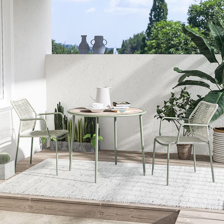 Modern Style Bistro Table Set Round 1/2/3/5 Pieces Bistro Table Set
