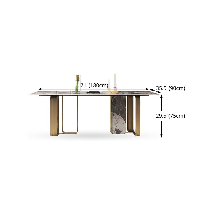 Luxe 1/2/3/5/6/7/8/9 stukken Dinerset met stenen eettafel en stoelen dinette set