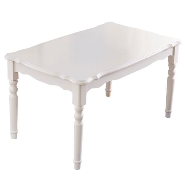 Mesa de comedor moderna de mediados de siglo Mesa de comedor de madera sólida