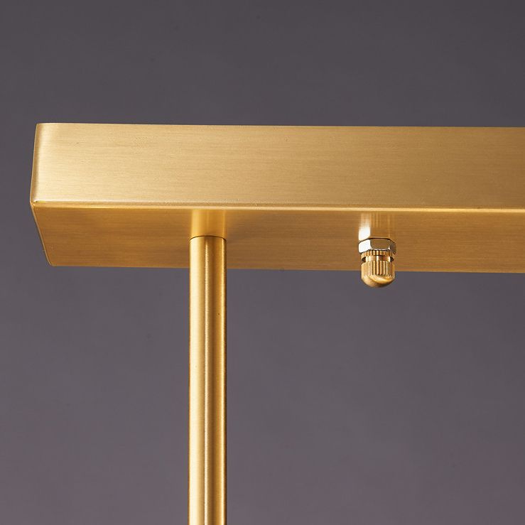Contemporary 7/9/11/13/15-Light Golden Kitchen Island Lighting LED Ceiling Light