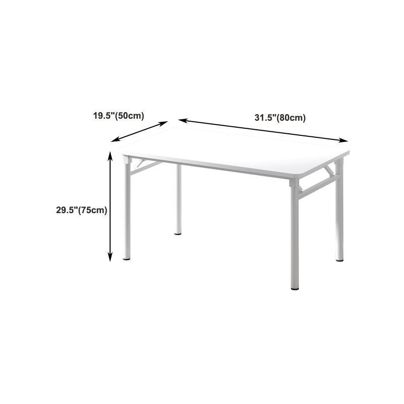 29.5" H Rectangular Writing Desk Contemporary Wood Office Desk