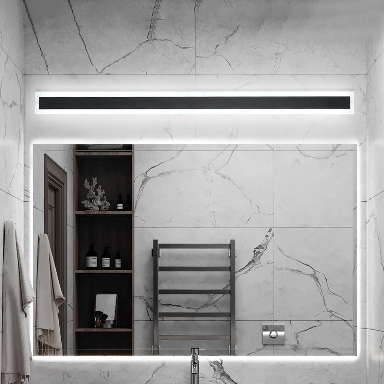 Modern Style Linear Sconce Light Fixtures Metal 1 Light Wall Mounted Lighting