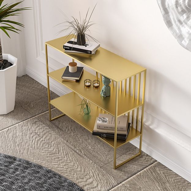 Modern Style Etagere Bookcase Open Back Metal Bookshelf for Home