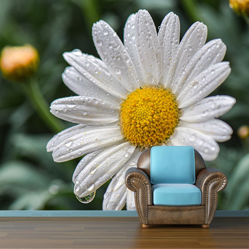 Chrysanthemum Mural Wallpaper Custom-Made Wall Covering for Bedroom Gust Room