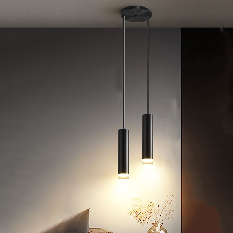 Lampes suspendues contemporaines avec des luminaires d'éclairage pendentif à LED à LED claire